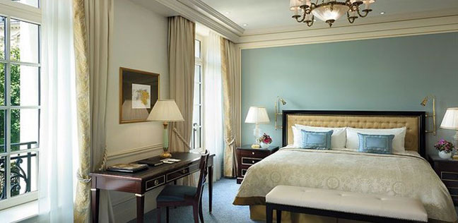 chambre au Shangri-La Hotel Paris