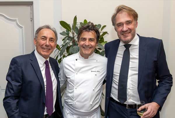 Jean Marc quarin, Yannick Alléno et Fabrice Léger