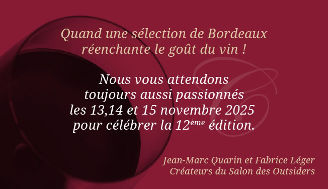 Nous vous attendons<br />
toujours aussi passionnés<br />
les 13,14 et 15 novembre 2025<br />
pour célébrer la 12ème édition.