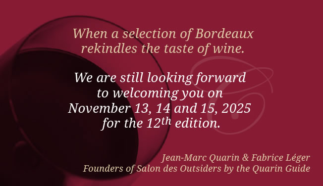 When a selection of Bordeaux<br />
rekindles the taste of wine.<br />
