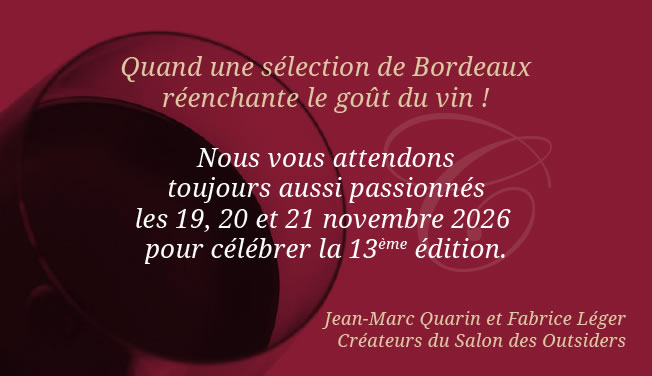 Nous vous attendonstoujours aussi passionnésles 19,20 et 21 novembre 2026 pour célébrer la 12ème édition.